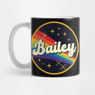 Bailey // Rainbow In Space Vintage Style Mug